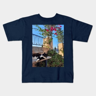 Greek cat Kids T-Shirt